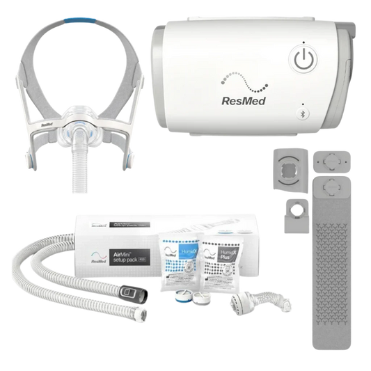 ResMed AirMini CPAP Machine, Mask & Mount System Package