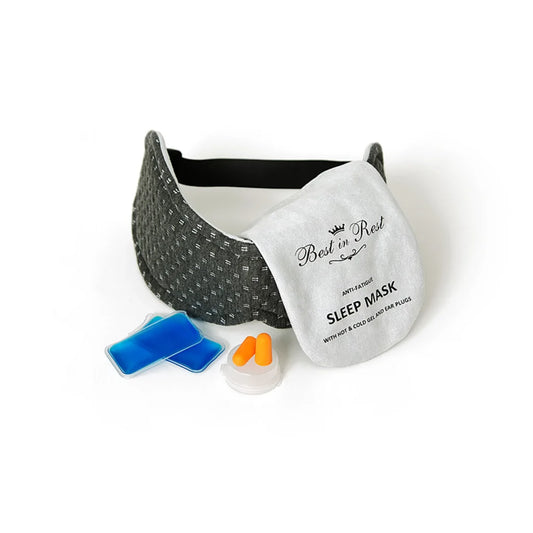 BEST IN REST Luxury Memory Foam Anti-Fatigue Sleep Mask