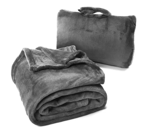 Cabeau Fold 'N Go Blanket - Charcoal
