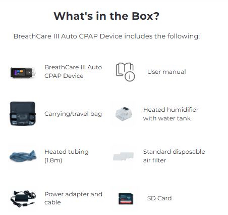 Yuwell BreathCare III Auto CPAP