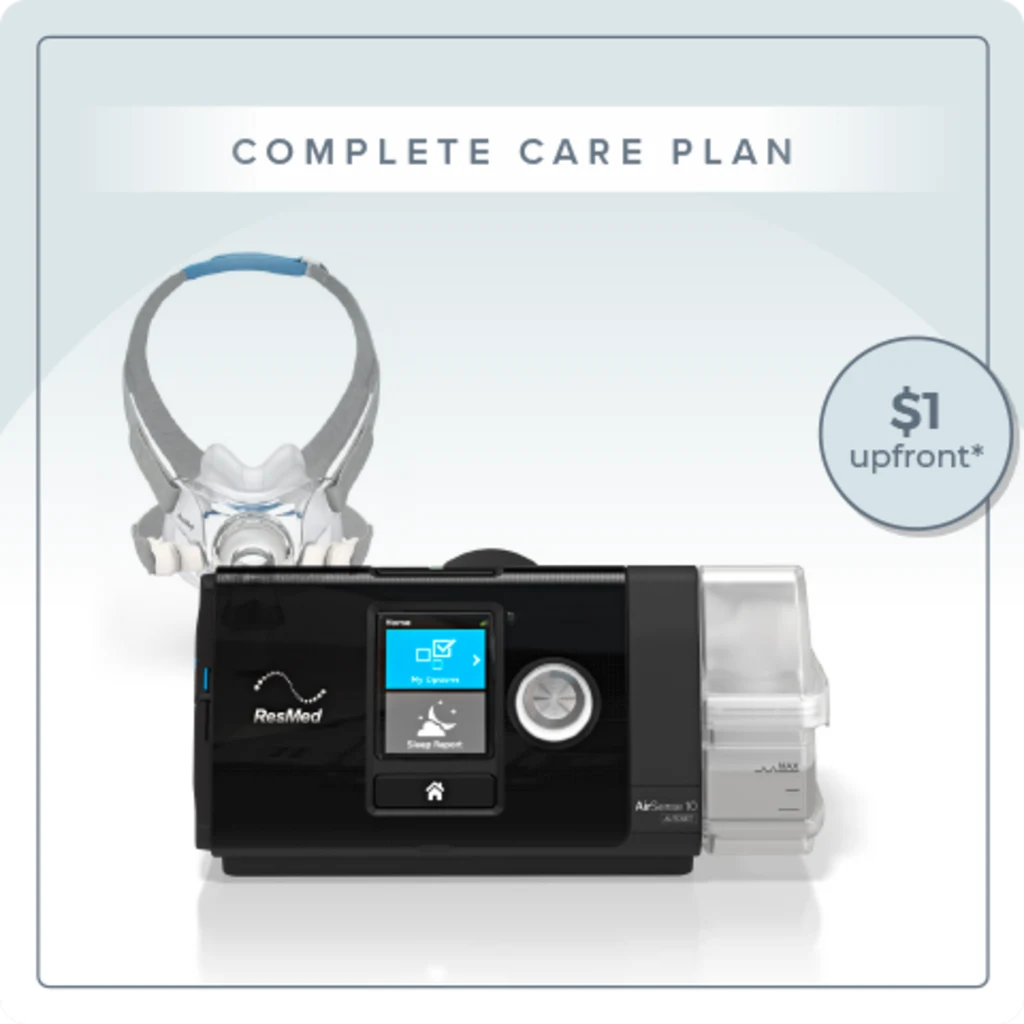 Resmed AirSense 10 AutoSet CPAP Machine Plan - Complete care – CPAP ...