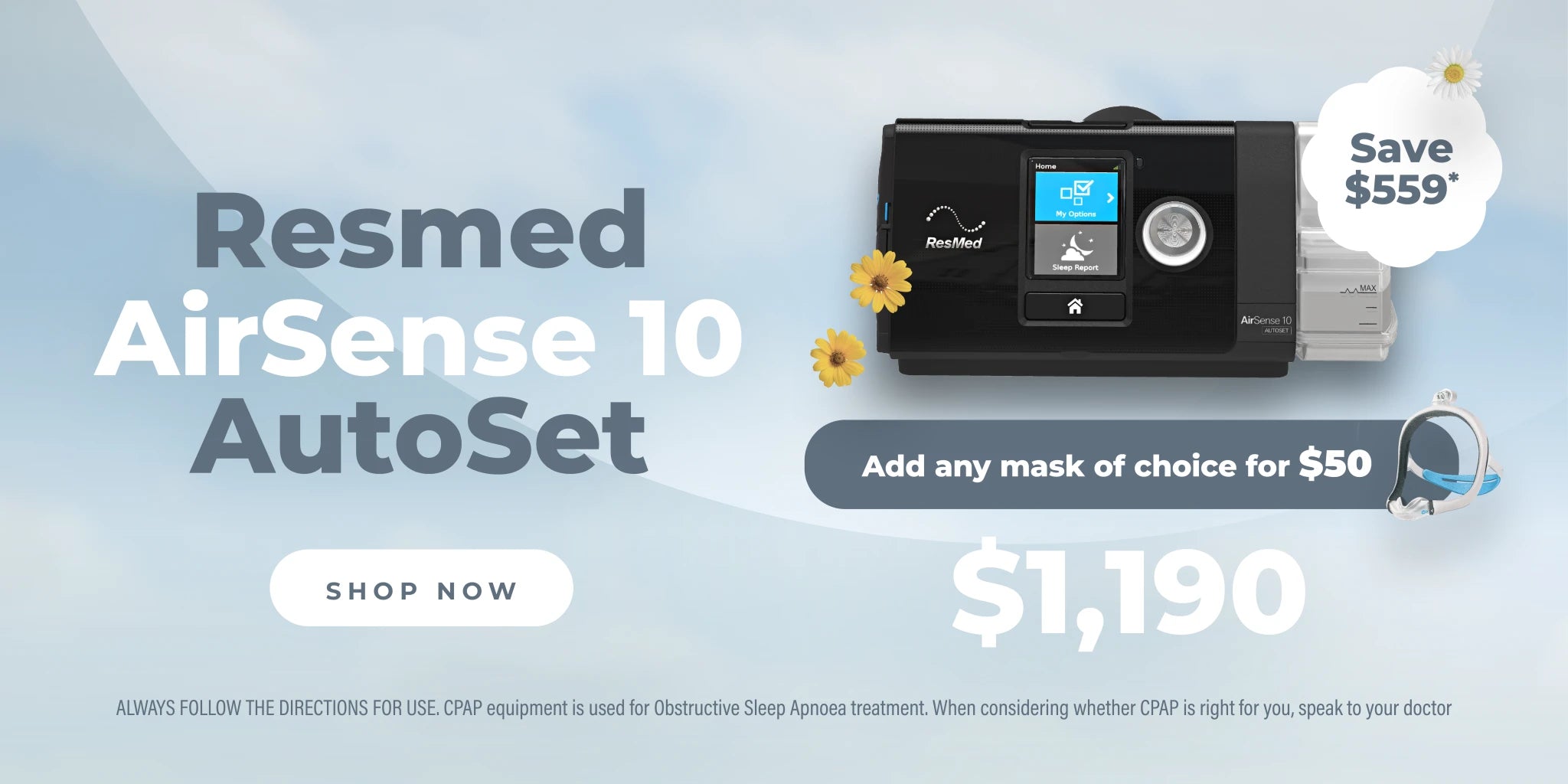 ResMed AirSense 10 AutoSet